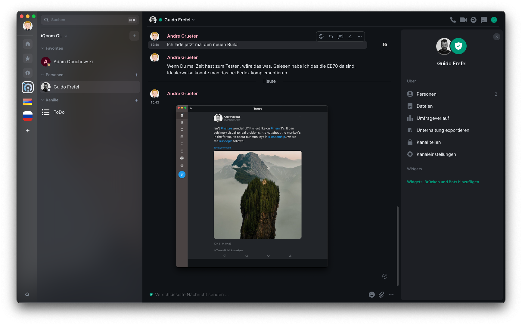 Pvy Desktop Channel Options